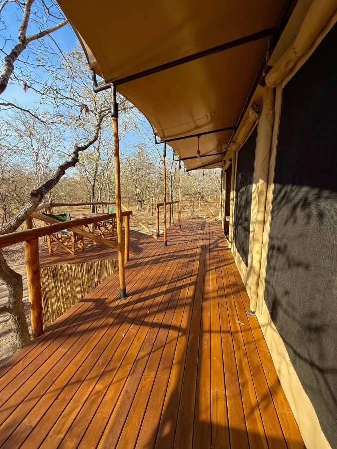 Exterior of Camp Lilac Mikumi in Mikumi, Tanzania