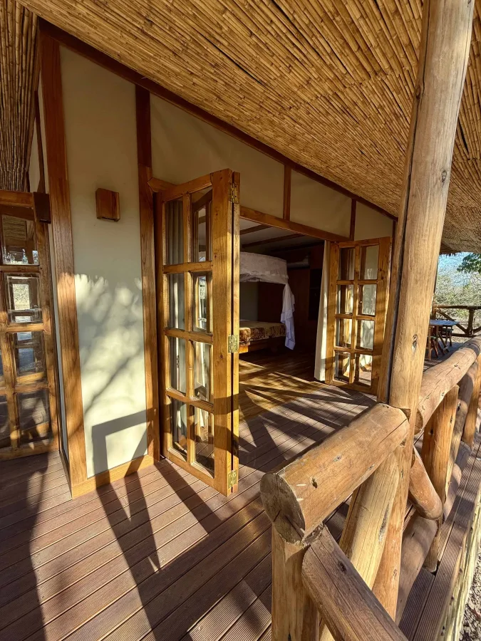 Exterior of Camp Lilac Mikumi in Mikumi, Tanzania