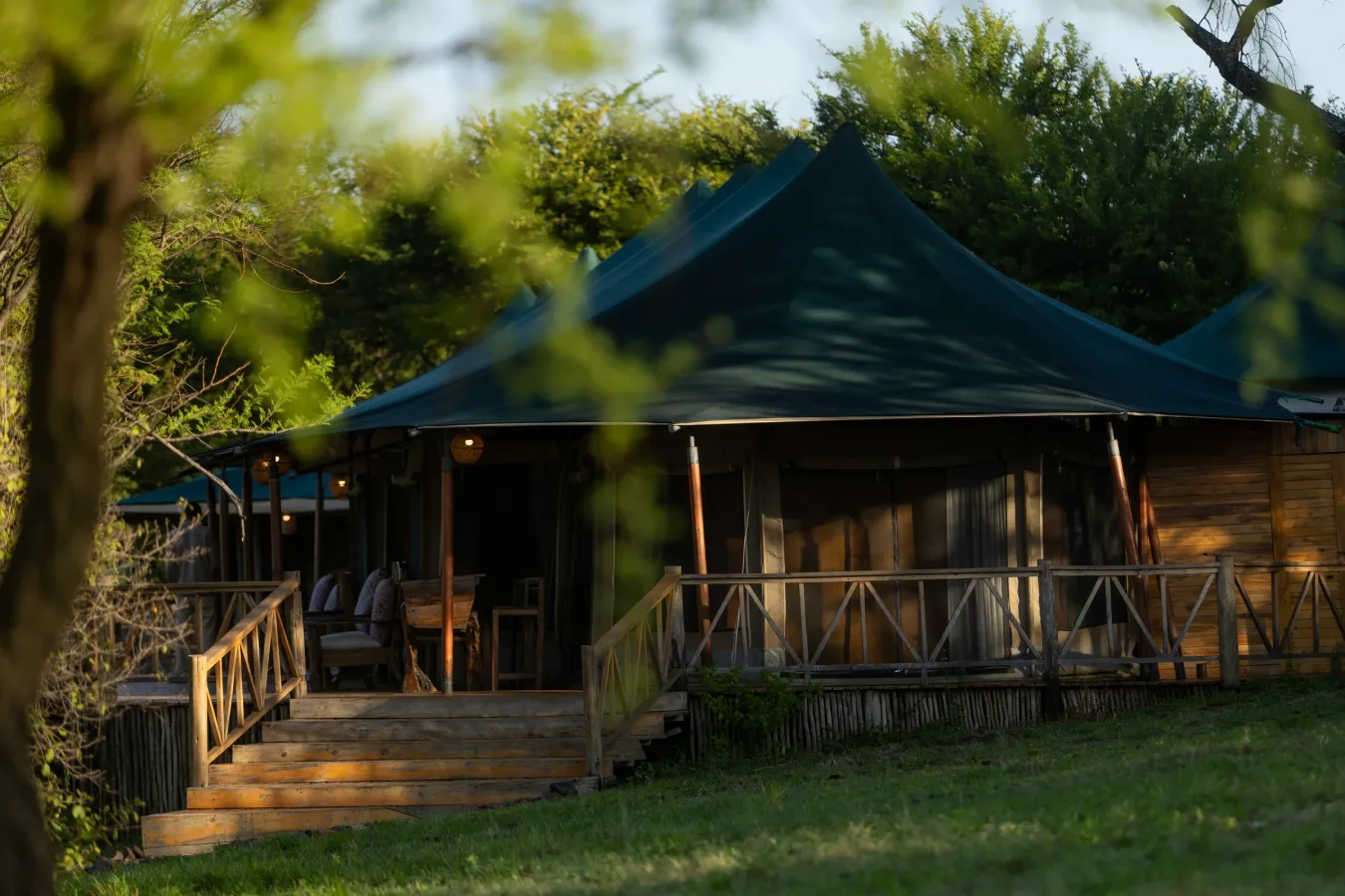 Exterior of Enkirari Wilderness Camp in Central Serengeti
