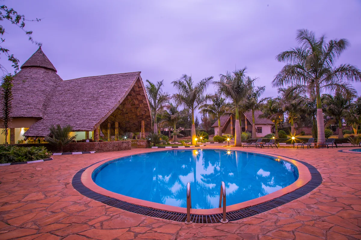 Exterior of Farm of Dreams Lodge in Karatu