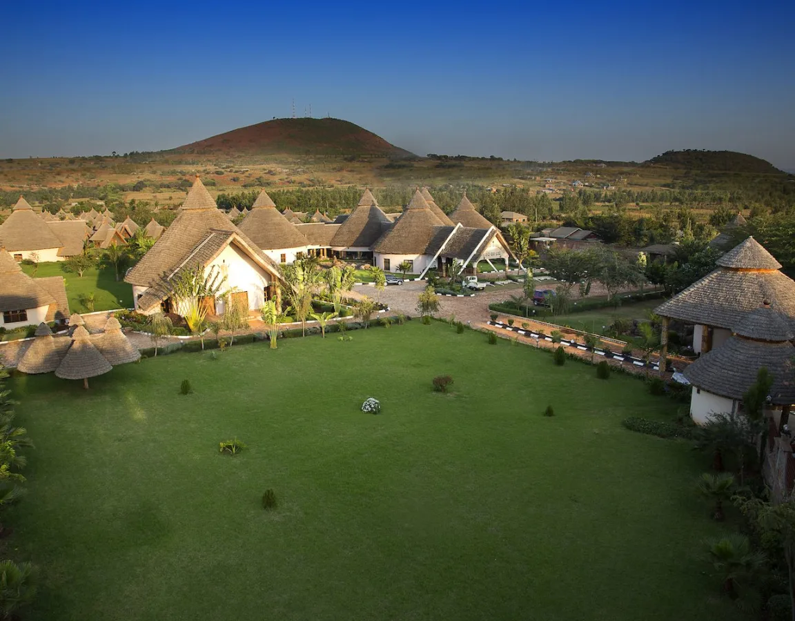 Exterior of Farm of Dreams Lodge in Karatu