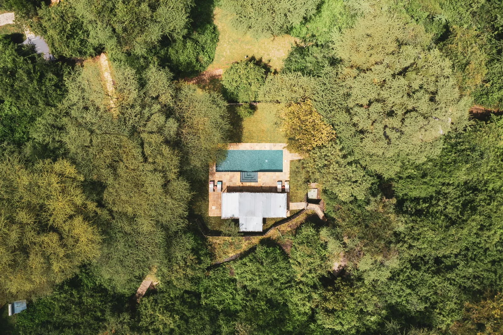 Ilkeliani Camp exterior in the Maasai Mara