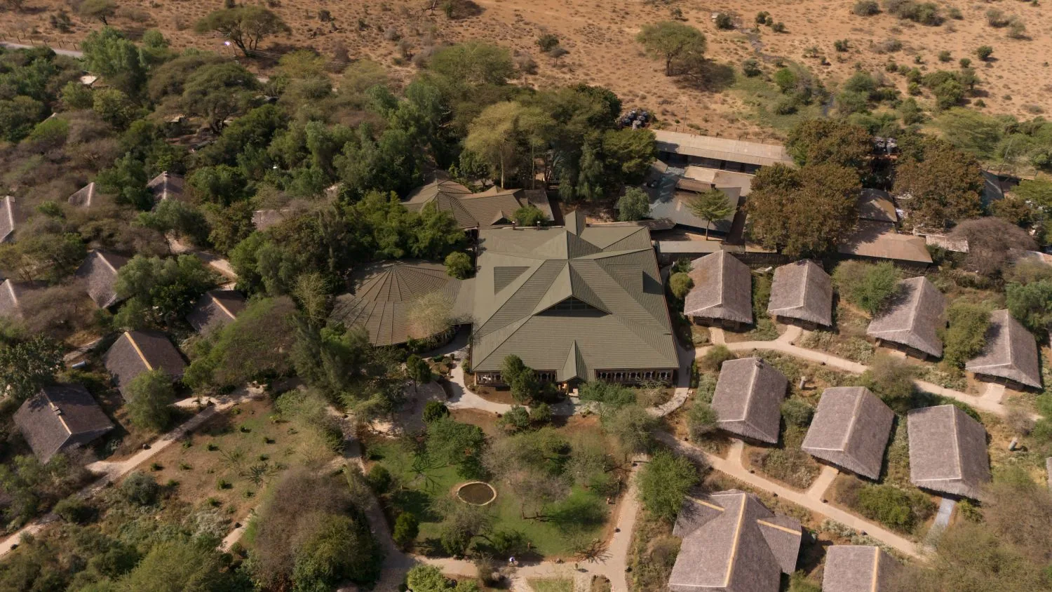 Kibo Safari Camp exterior near Amboseli