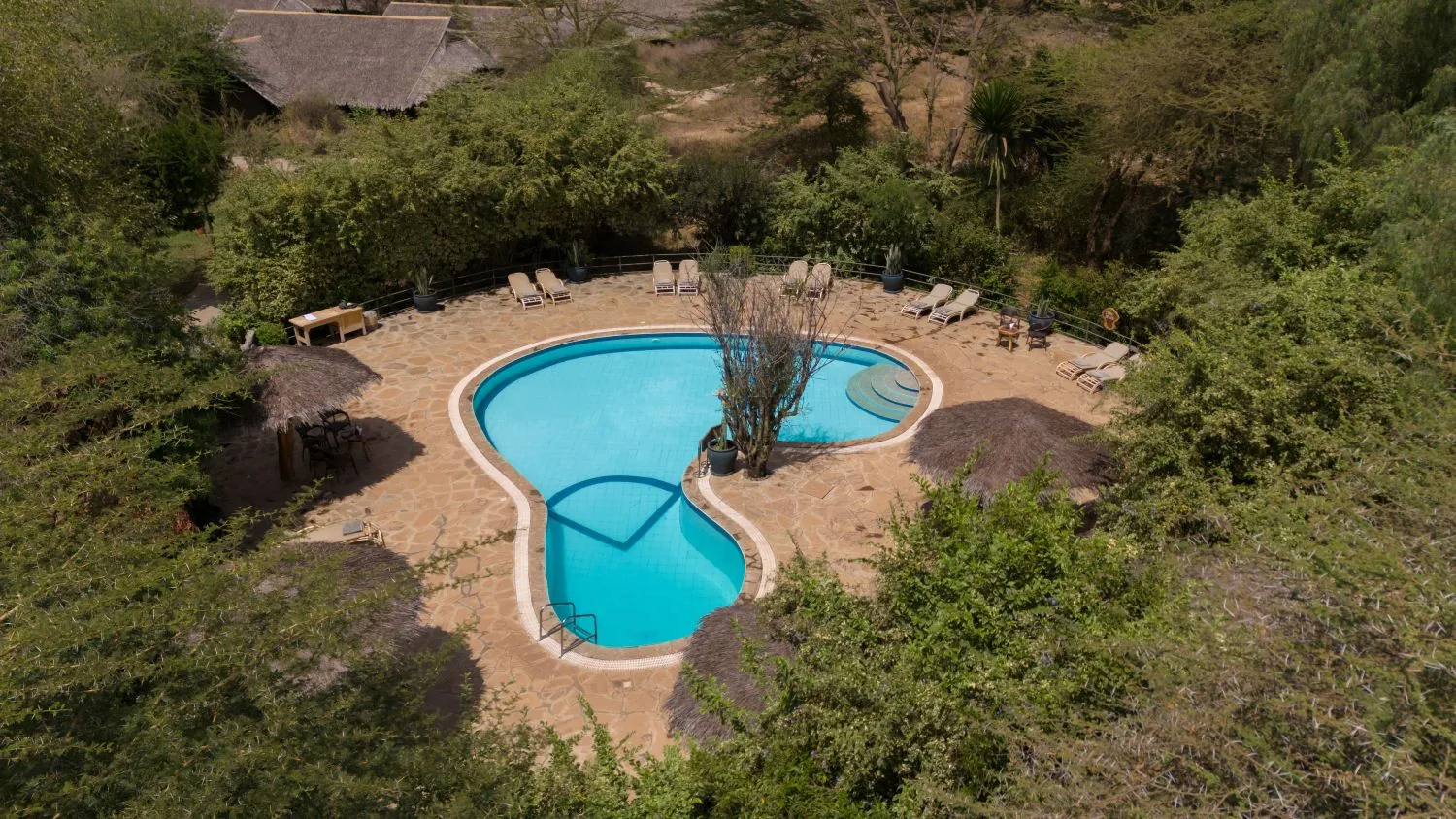 Kibo Safari Camp exterior near Amboseli