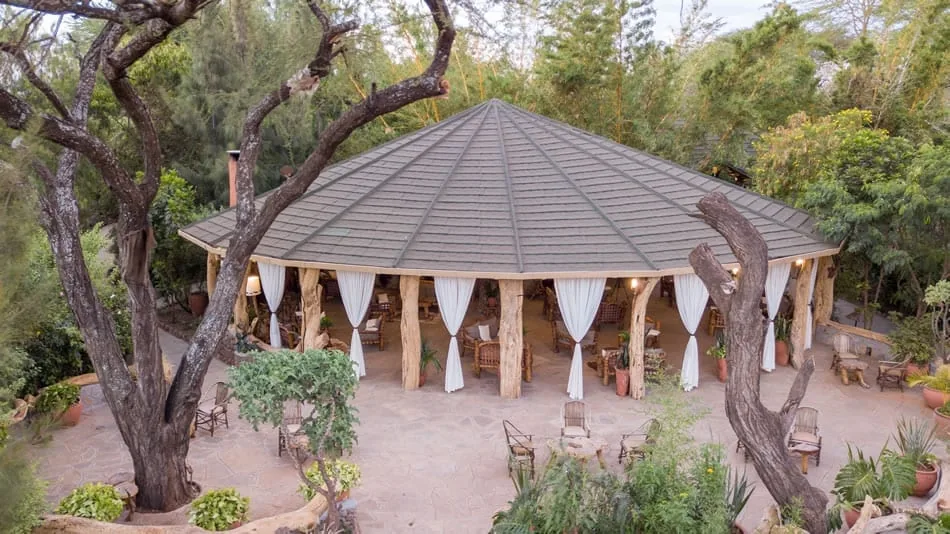 Kibo Safari Camp exterior near Amboseli