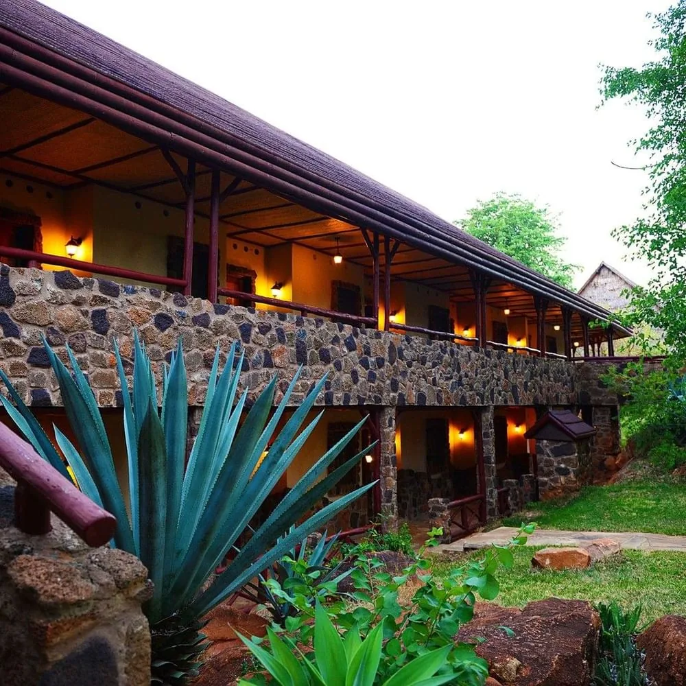 Kilaguni Serena Safari Lodge exterior in Tsavo West