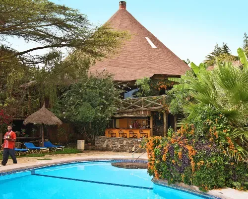 Masai Mara Sopa Lodge exterior in the Maasai Mara