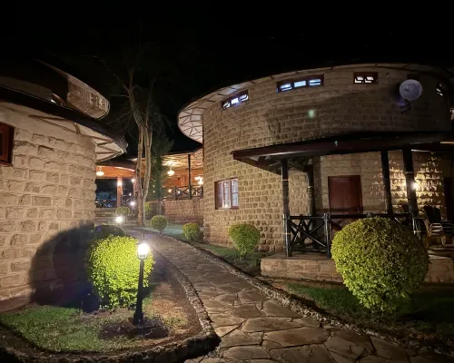Masai Mara Sopa Lodge exterior in the Maasai Mara