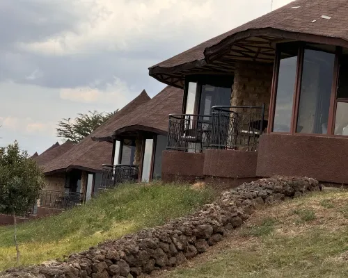 Masai Mara Sopa Lodge exterior in the Maasai Mara