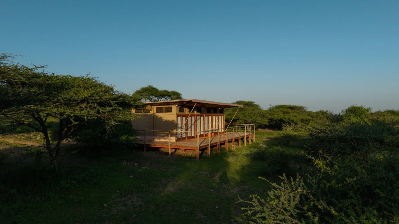 Exterior of Naserian Safari Camp in Ngorongoro Conservation Area
