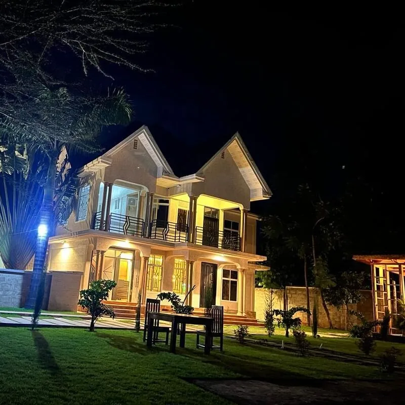 Nguchiro Palace Hotel exterior in the Kilimanjaro region