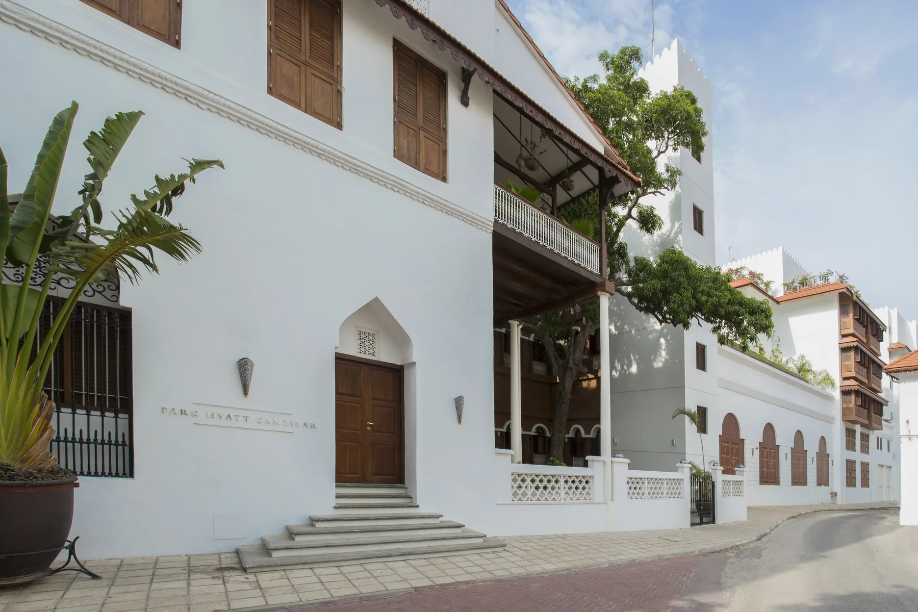Historic façade of Park Hyatt Zanzibar
