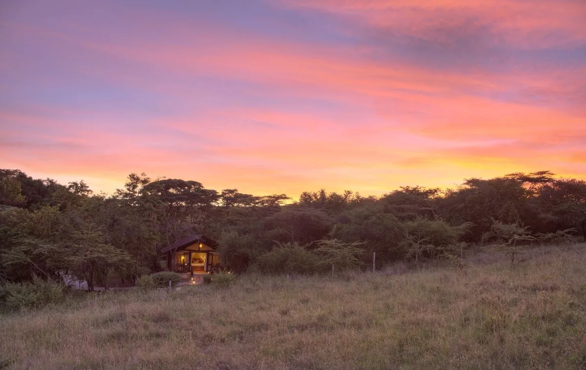 Sarova Mara Game Camp exterior in the Maasai Mara