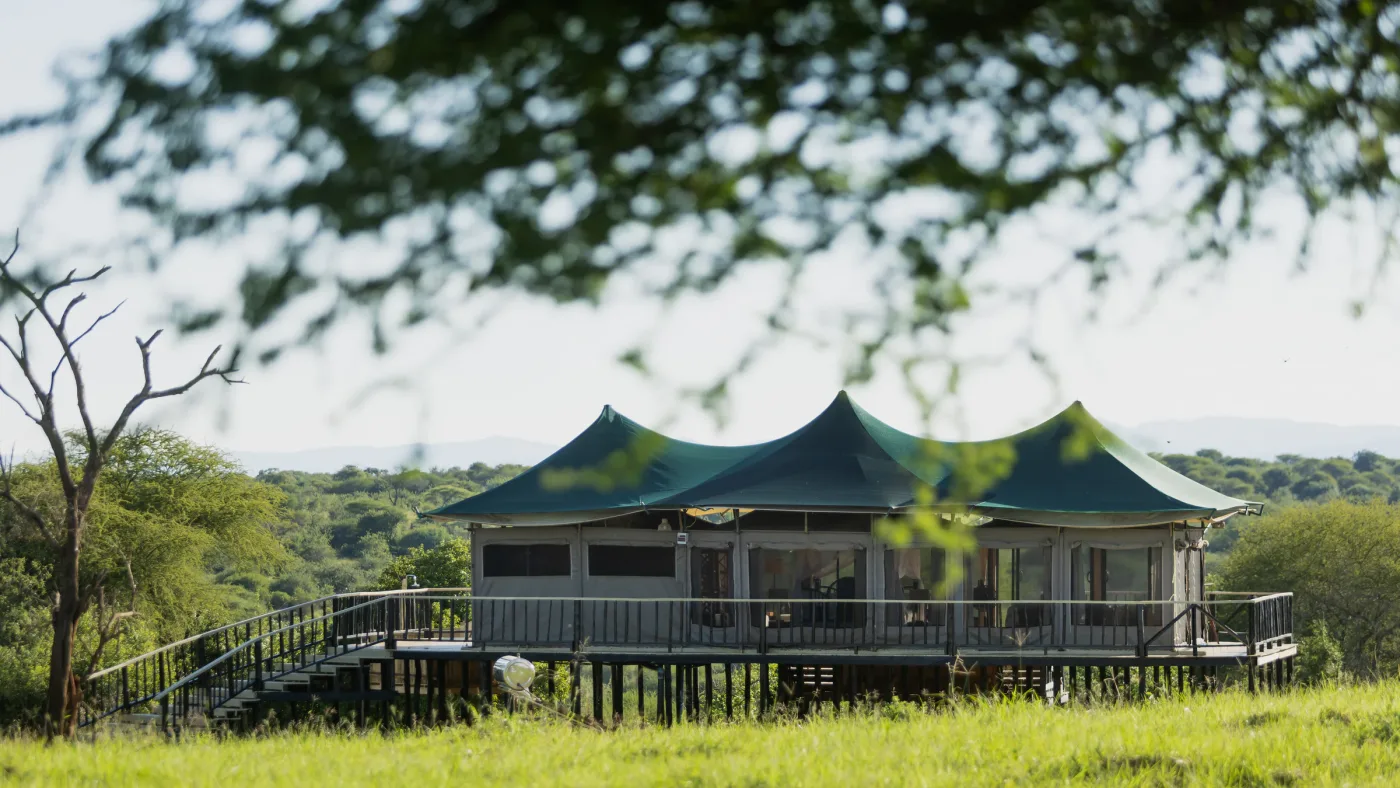Exterior of Serian Tarangire Camp in Tarangire National Park