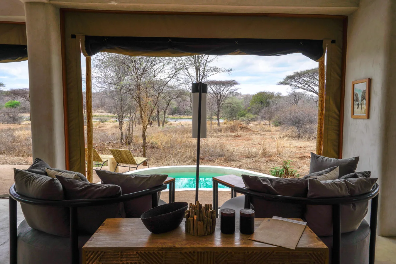 View of Asanja Ndembo in Ruaha National Park