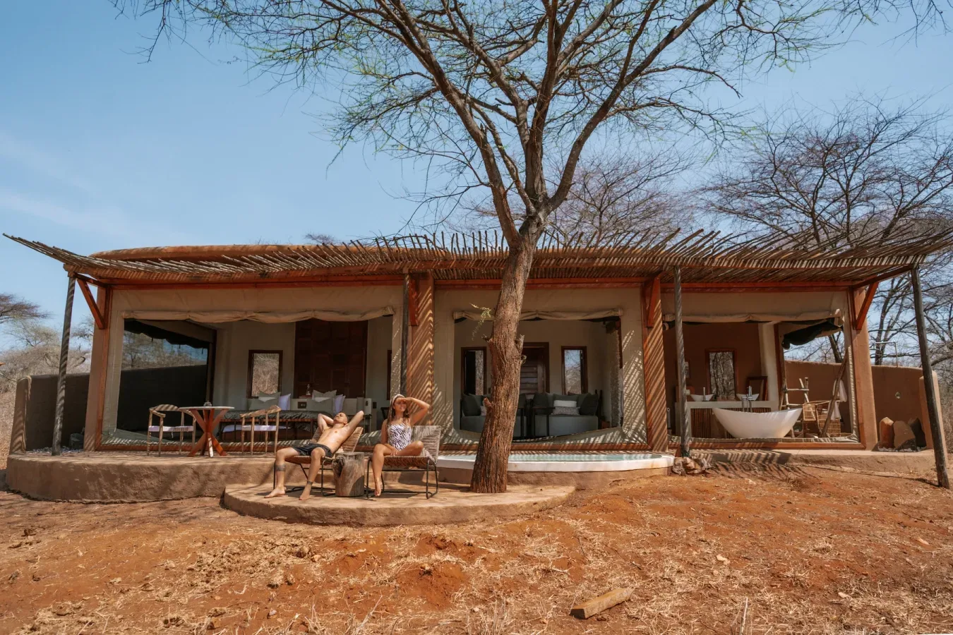 View of Asanja Ndembo in Ruaha National Park