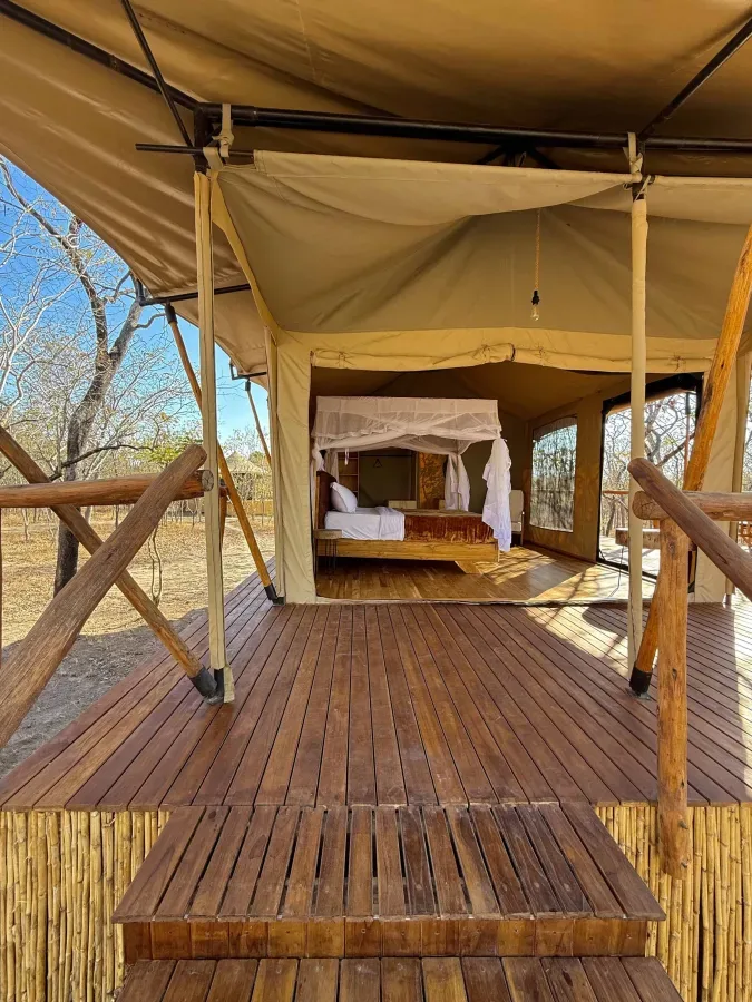 View of Camp Lilac Mikumi in Mikumi, Tanzania