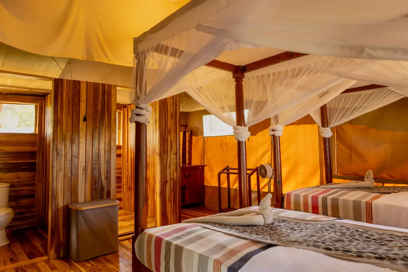 View of Enkirari Wilderness Camp in Central Serengeti