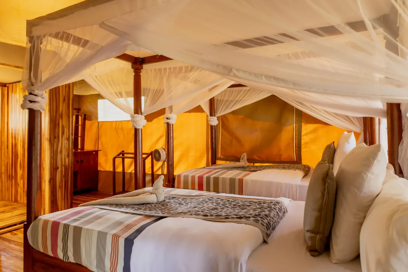 View of Enkirari Wilderness Camp in Central Serengeti