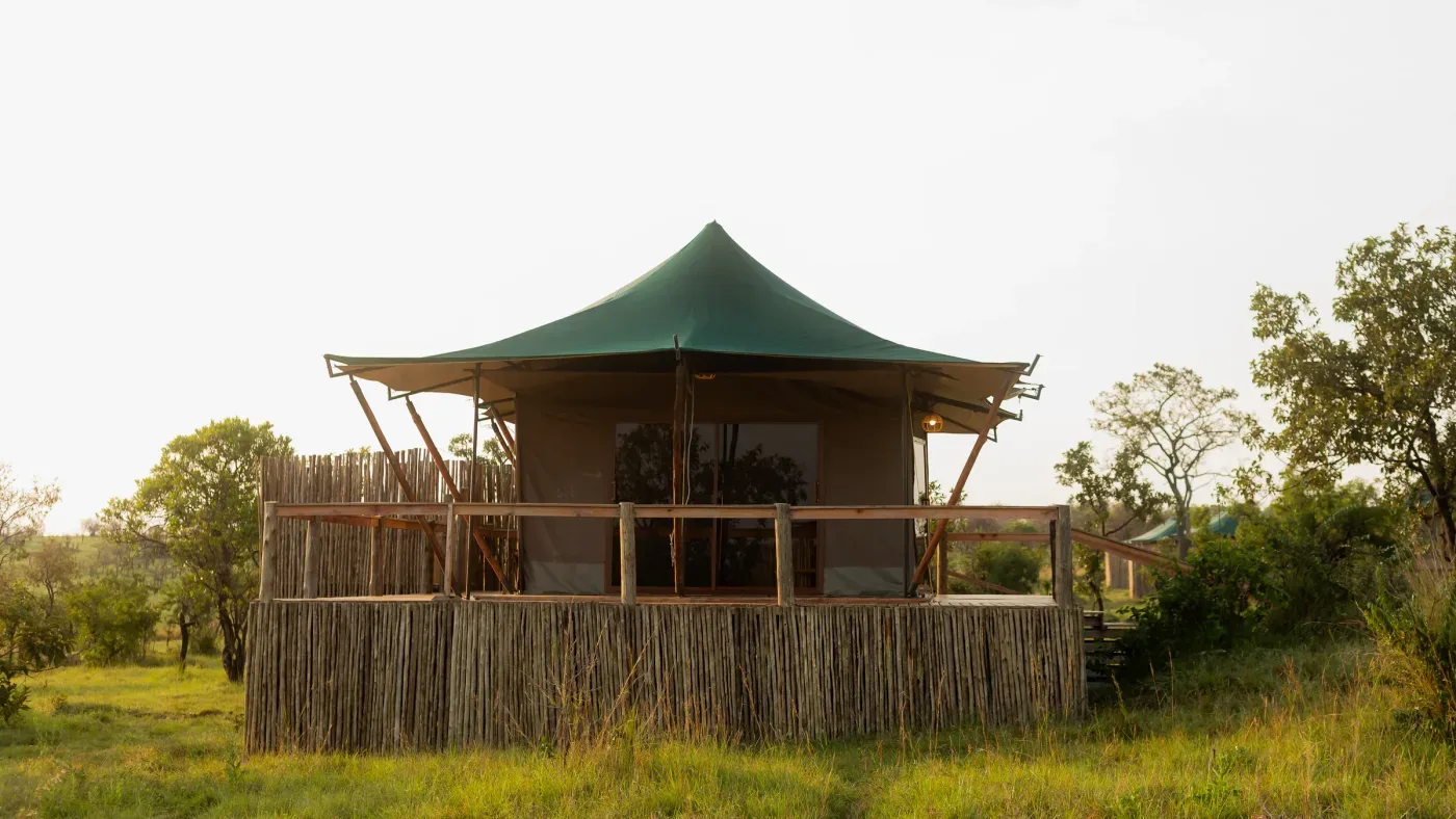 View of Enkutoto Migration Camp in Seasonal: Kogatende / Northern Serengeti and Ndutu / Southern Serengeti