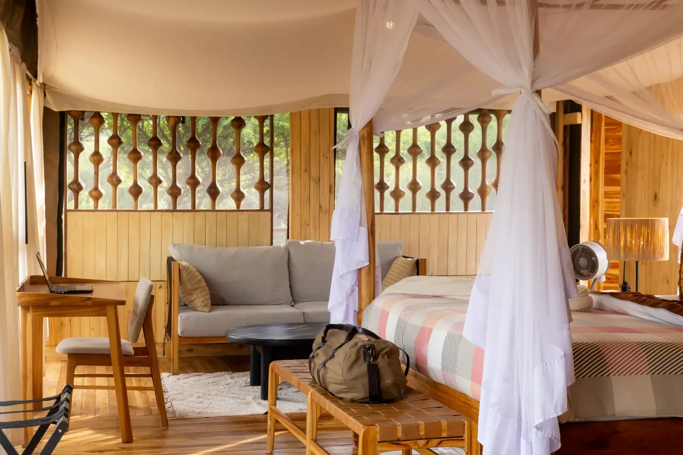 View of Naserian Safari Camp in Ngorongoro Conservation Area