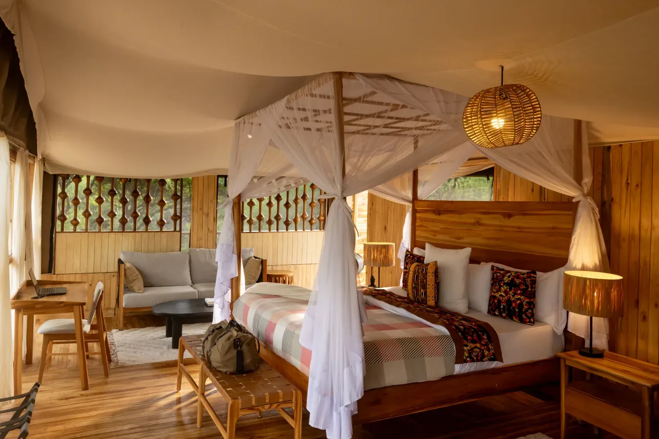 View of Naserian Safari Camp in Ngorongoro Conservation Area