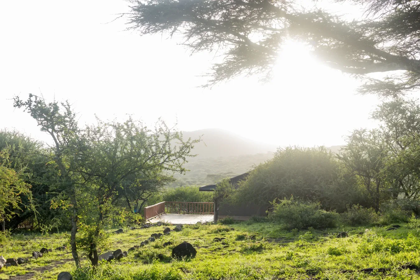 View of Naserian Safari Camp in Ngorongoro Conservation Area