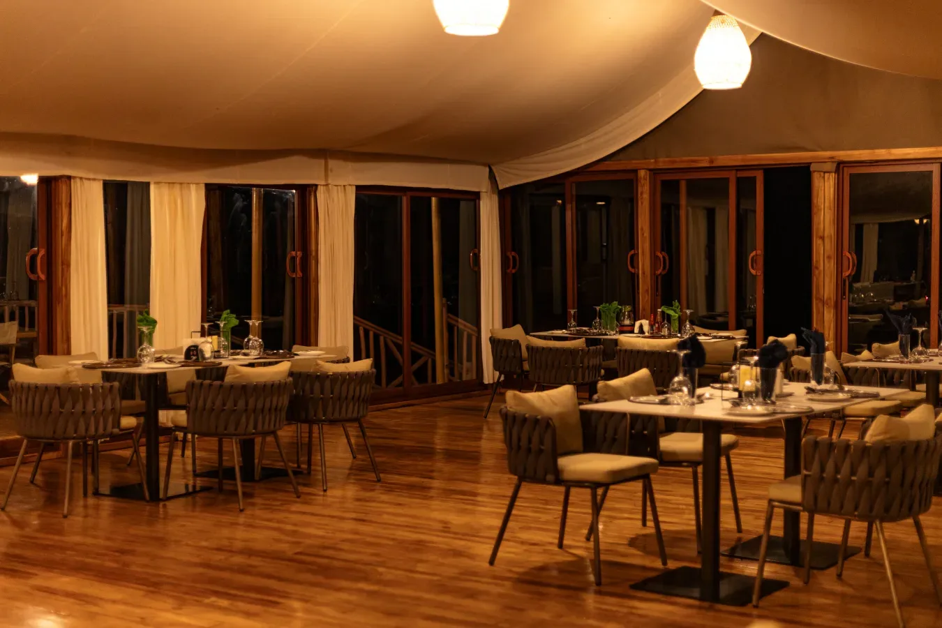 View of Naserian Safari Camp in Ngorongoro Conservation Area