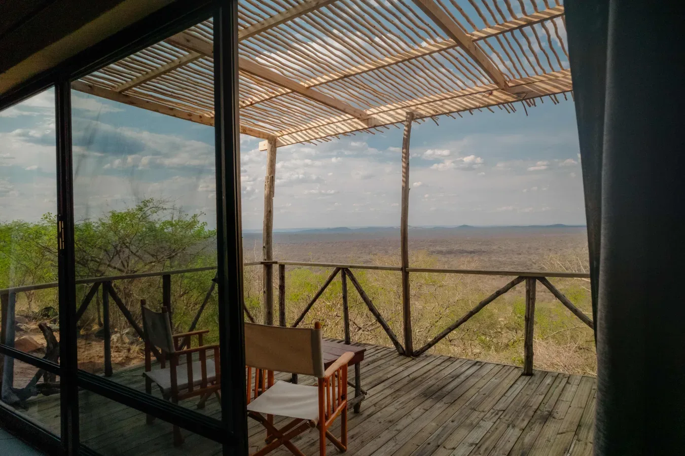 View of Ruaha Hilltop Lodge in Ruaha National Park area