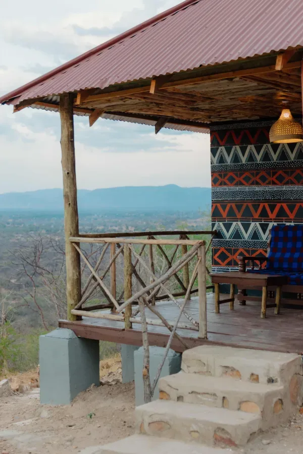 View of Ruaha Hilltop Lodge in Ruaha National Park area