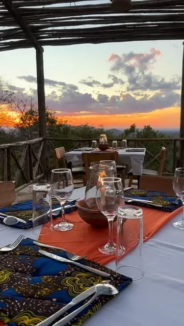 View of Ruaha Hilltop Lodge in Ruaha National Park area