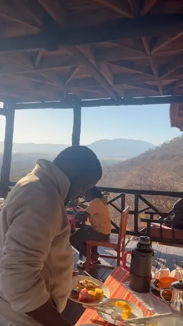 View of Ruaha Hilltop Lodge in Ruaha National Park area