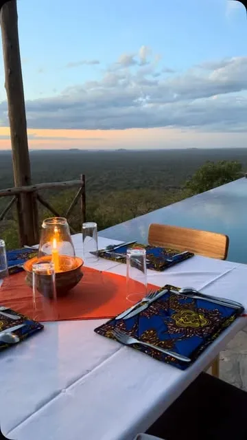 View of Ruaha Hilltop Lodge in Ruaha National Park area