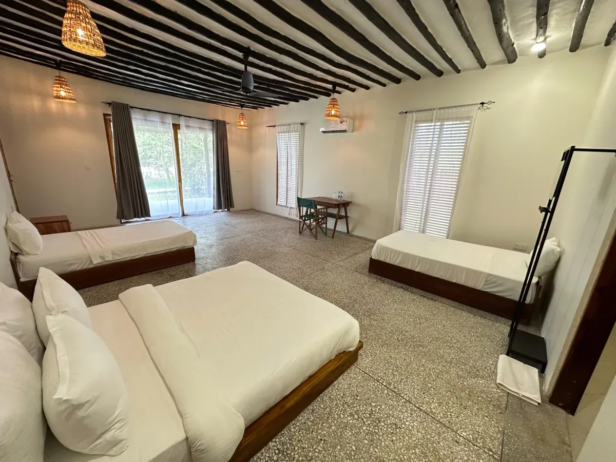 View of Selous Safari Lodge in Nyerere National Park area