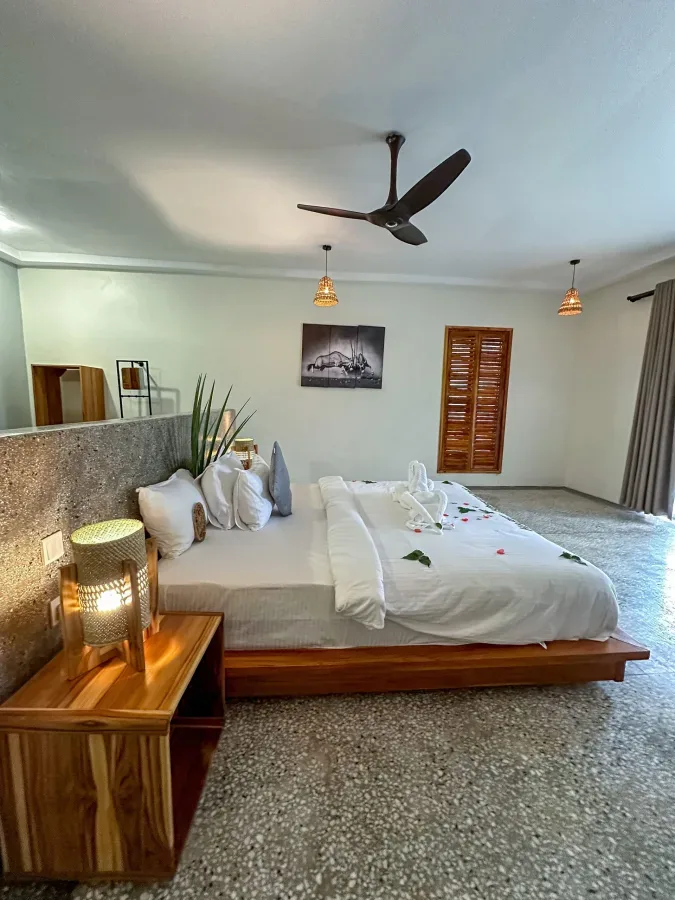 View of Selous Safari Lodge in Nyerere National Park area