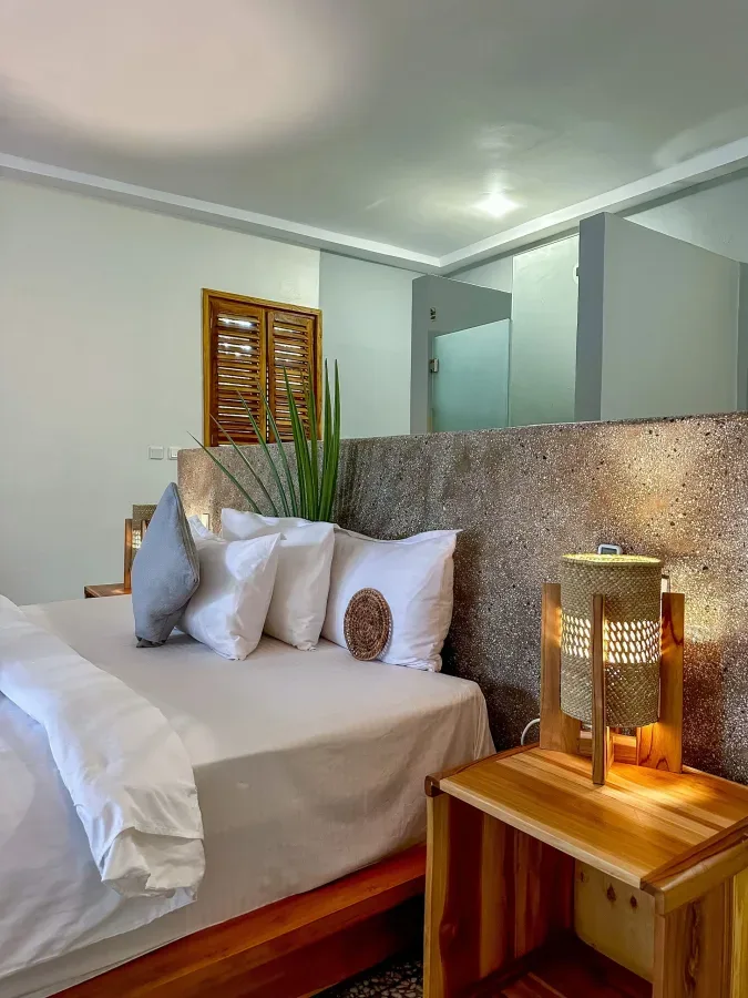 View of Selous Safari Lodge in Nyerere National Park area