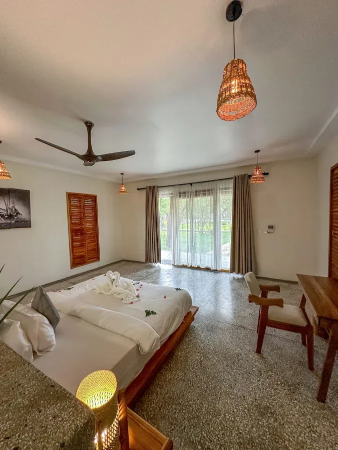 View of Selous Safari Lodge in Nyerere National Park area