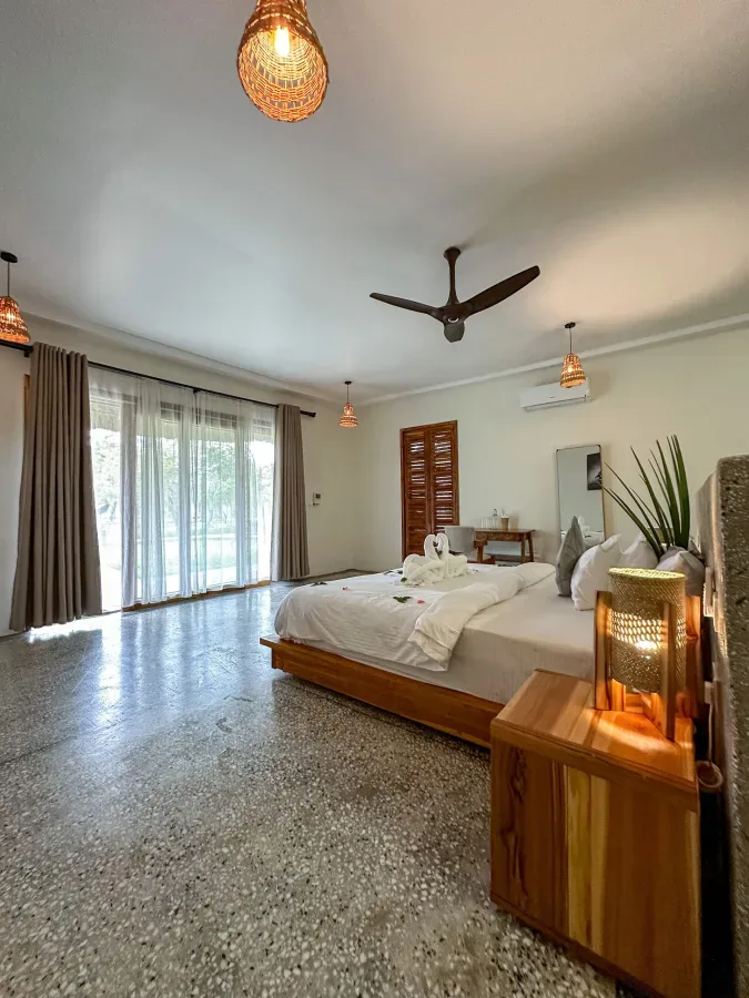 View of Selous Safari Lodge in Nyerere National Park area