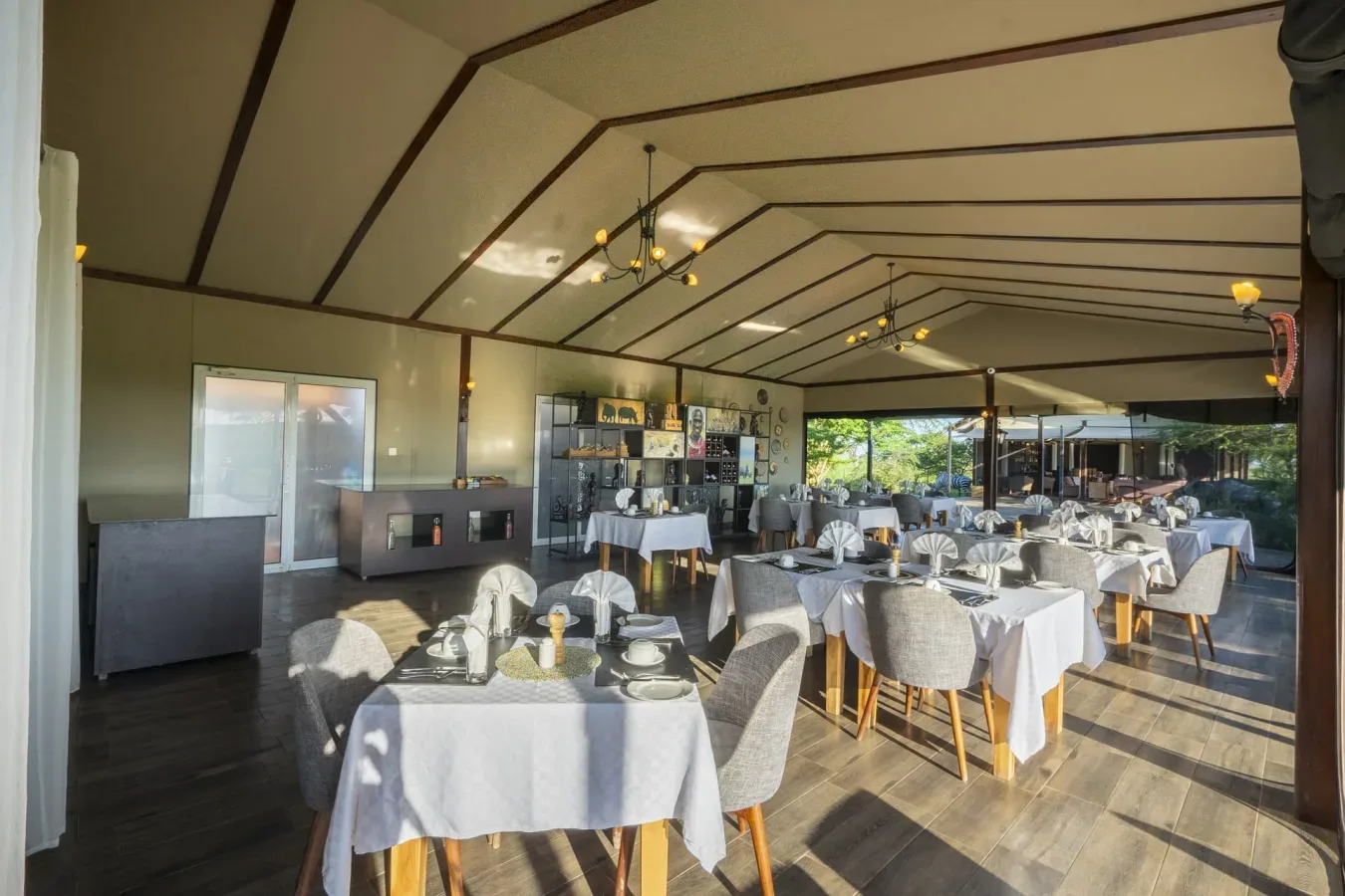 View of Serengeti Sametu Camp in Ngarenanyuki, Central Serengeti