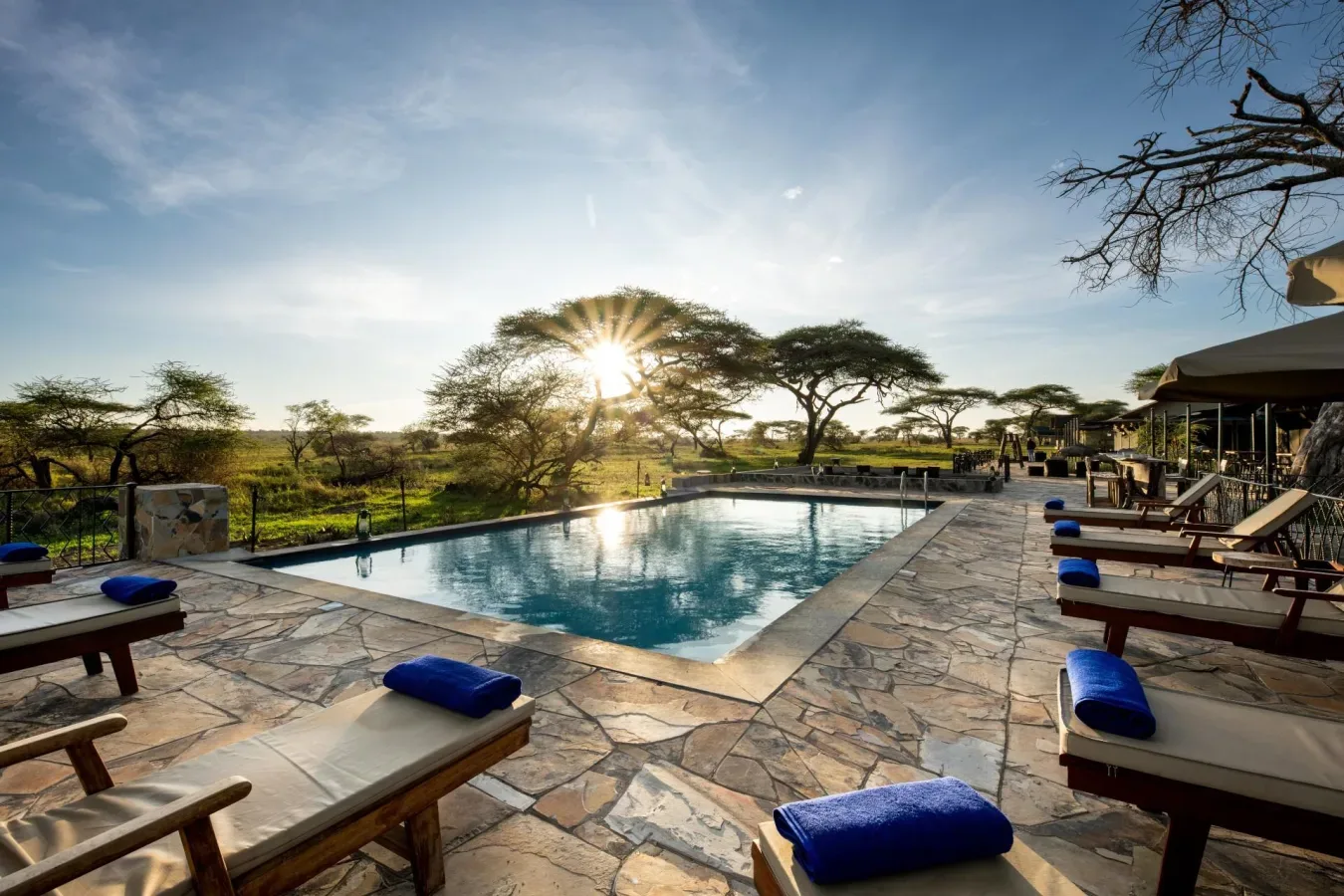 View of Serengeti Sametu Camp in Ngarenanyuki, Central Serengeti
