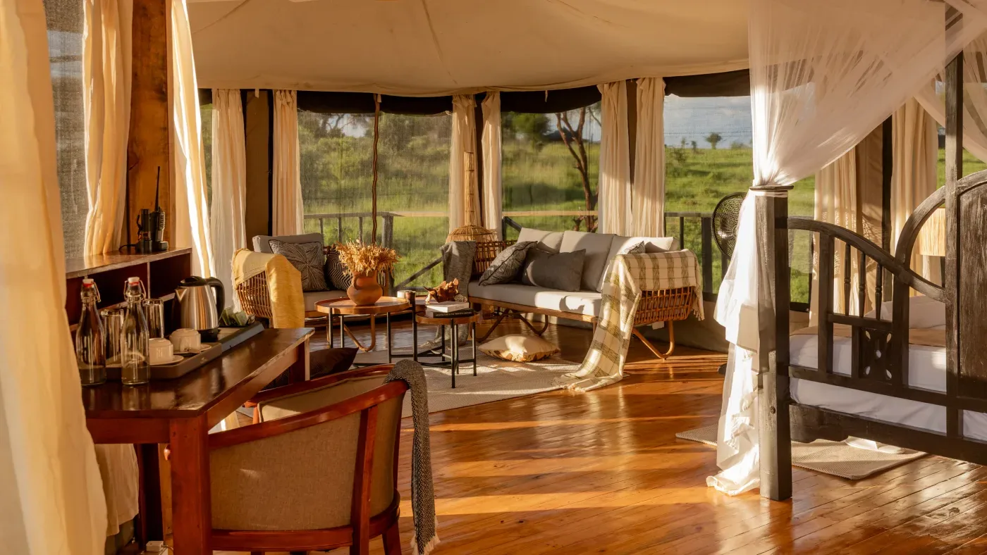 View of Serian Tarangire Camp in Tarangire National Park