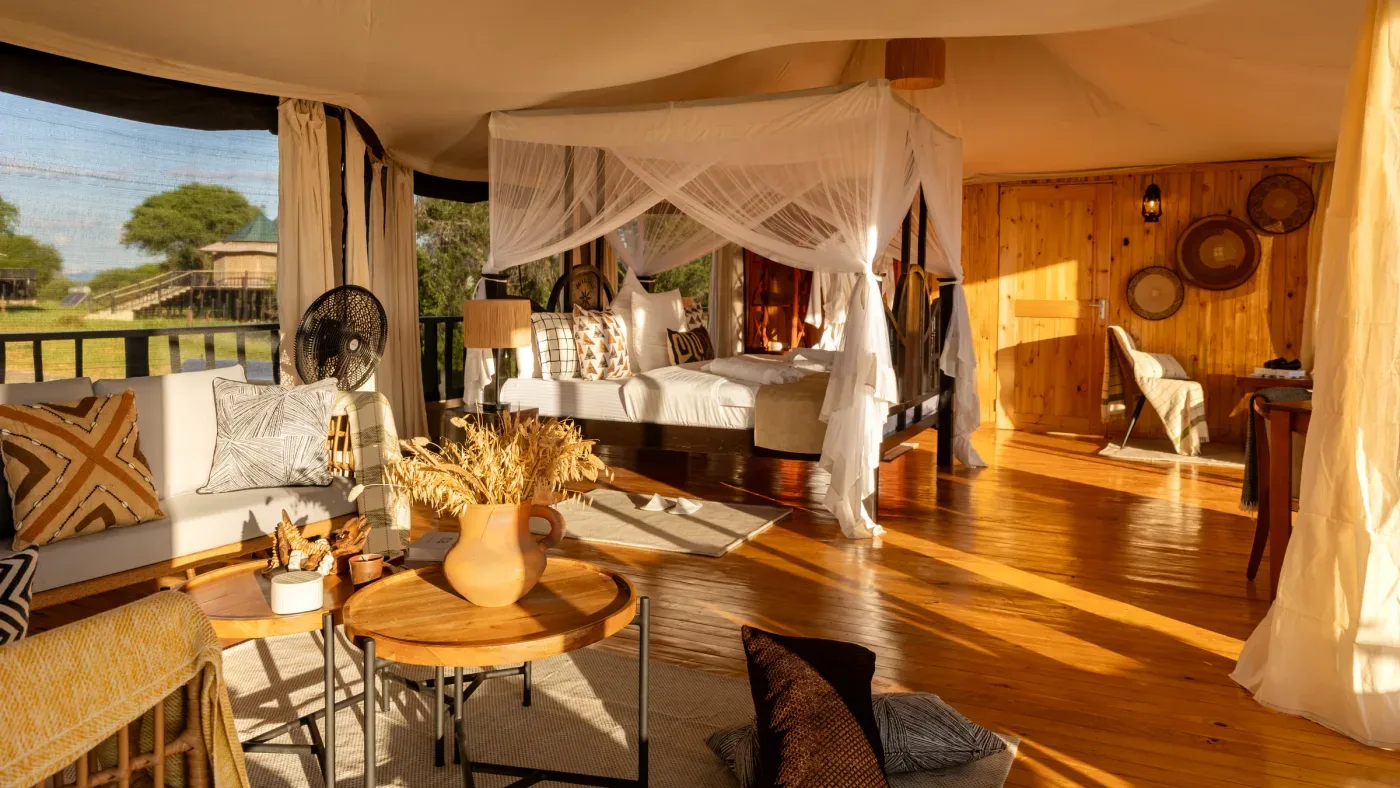 View of Serian Tarangire Camp in Tarangire National Park