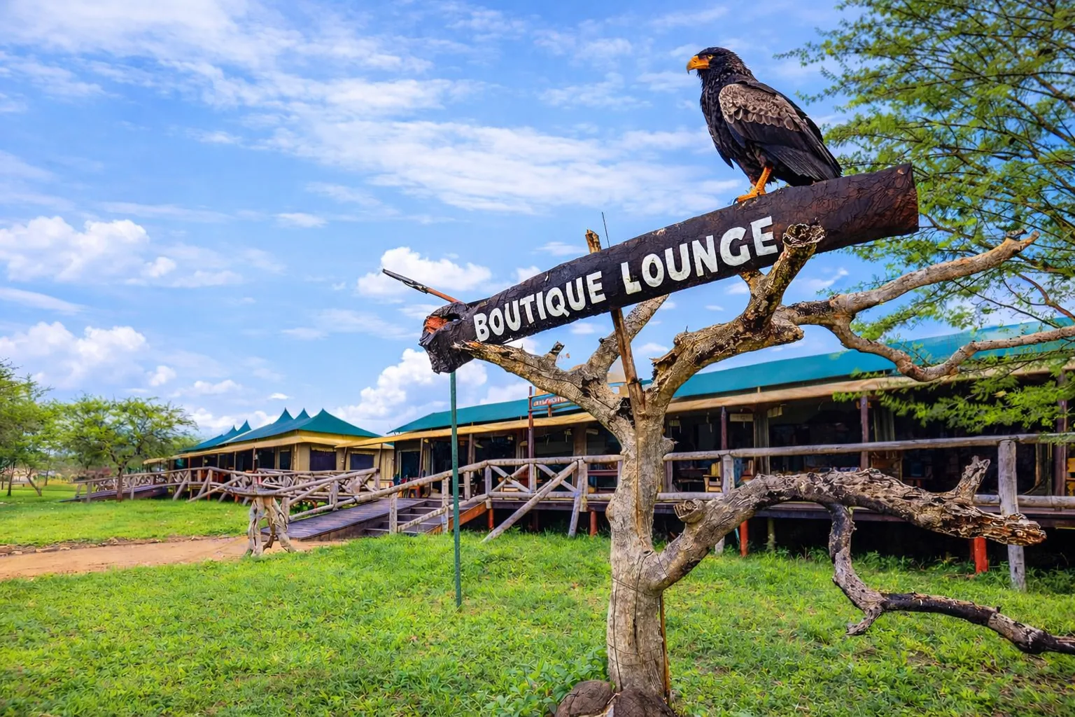 Tanzania Bush Camps exterior in the Central Serengeti