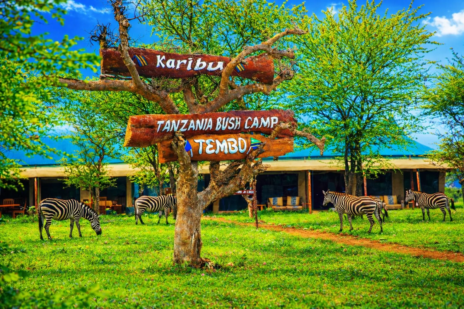 Tanzania Bush Camps exterior in the Central Serengeti