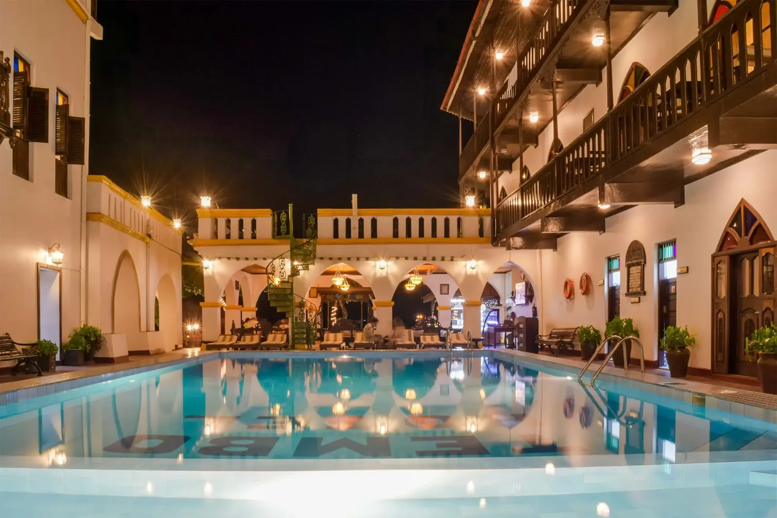 Tembo House Hotel exterior in Stone Town, Zanzibar