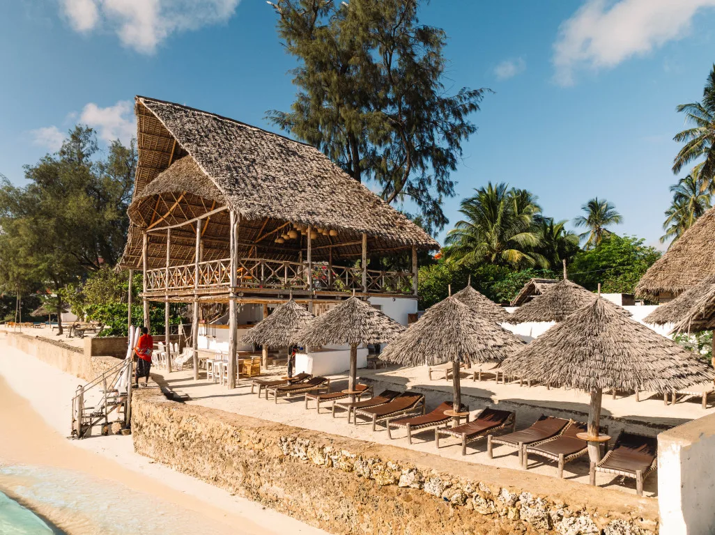 Exterior of White Paradise Zanzibar in Pongwe, Zanzibar