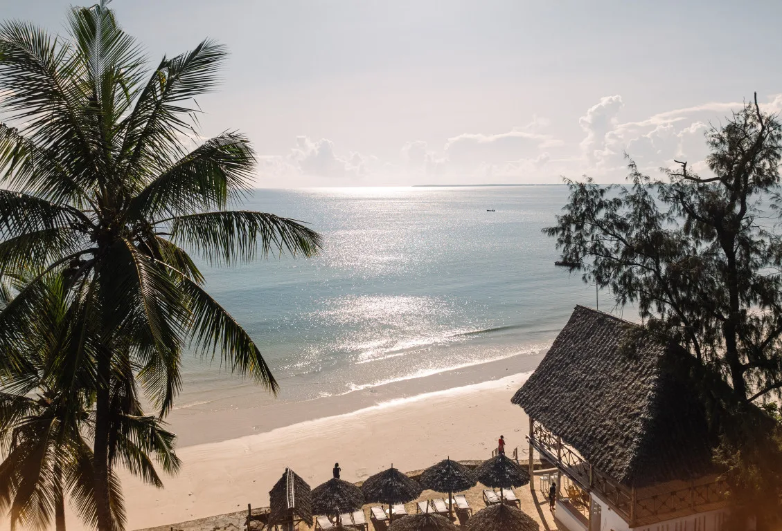Exterior of White Paradise Zanzibar in Pongwe, Zanzibar