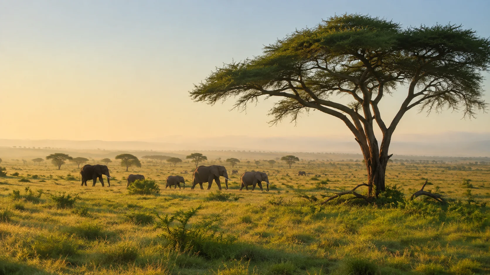 Guided walking safari in Katavi National Park, Tanzania