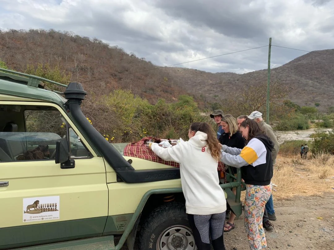 Bild der Reiseroute des Ruaha-Nationalparks