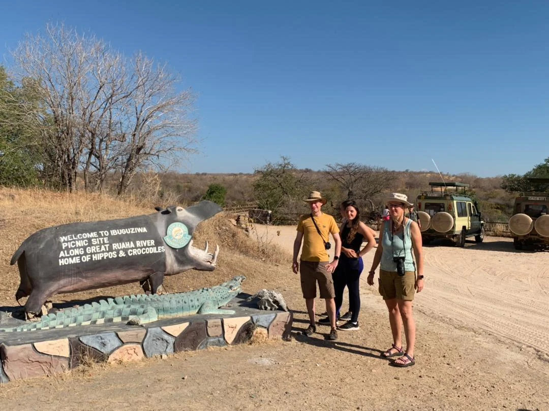 Bild der Reiseroute des Ruaha-Nationalparks